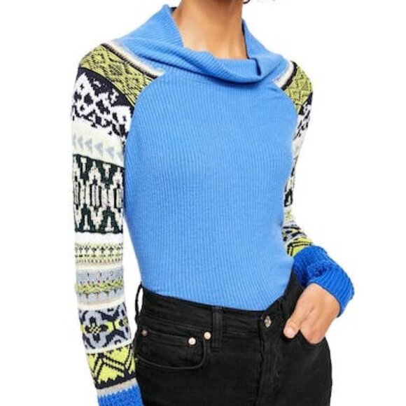 Free People Prism Fair Isle Sweater, Choose Sz/Color - Picture 1 of 3